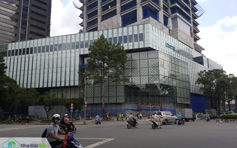 Toàn cảnh dự án trung tâm thương mại Saigon Centre nằm ở 3 mặt tiền đường ngay trung tâm quận 1