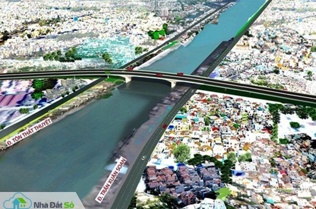 Phối cảnh cầu Nguyễn Khoái