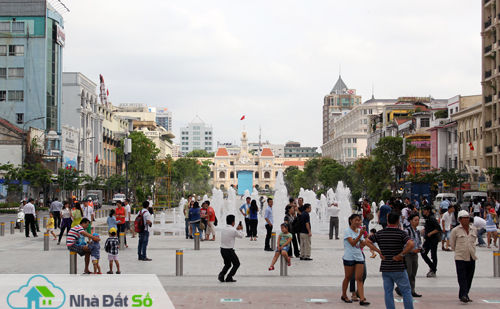 giá đất các con phố đắt nhất Sài Gồn