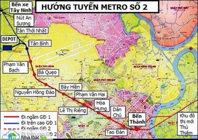 TP.HCM: Kiến nghị gia hạn thực hiện tuyến metro số 2 đến năm 2020