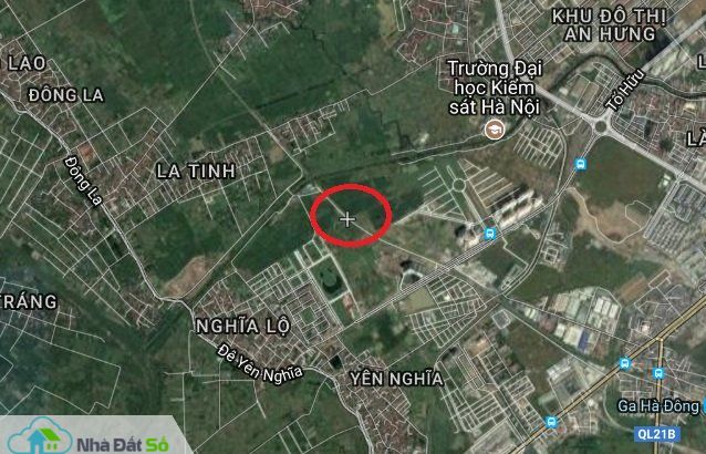 Vị trí dự án khu nhà ở xã hội  La Tinh - Đông La