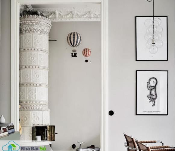 Căn hộ trắng đẹp đến từng milimet với phong cách Scandinavia - Ảnh 8. Căn hộ trắng đẹp đến từng milimet với phong cách Scandinavia - Ảnh 8.