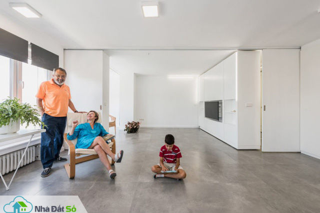 Tròn mắt với bức tường xoay thần kỳ biến hóa không gian cho nhà nhỏ - Ảnh 4. Tròn mắt với bức tường xoay thần kỳ biến hóa không gian cho nhà nhỏ - Ảnh 4.