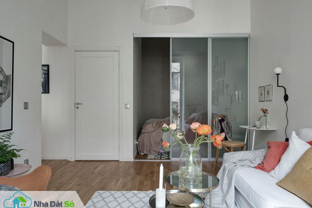 Thiết kế căn hộ 46m2 rộng thoáng không ngờ, đốn tim vạn người - Ảnh 6. Thiết kế căn hộ 46m2 rộng thoáng không ngờ, đốn tim vạn người - Ảnh 6.