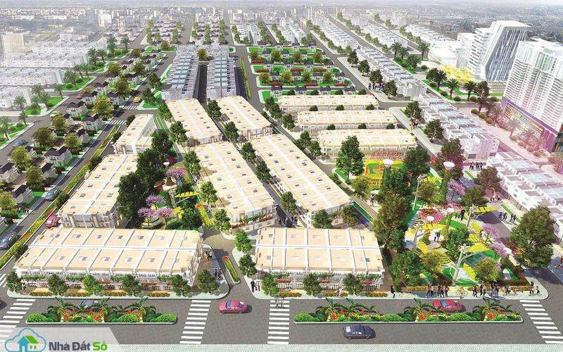 Phối cảnh khu đô thị Eco Town Long Thành