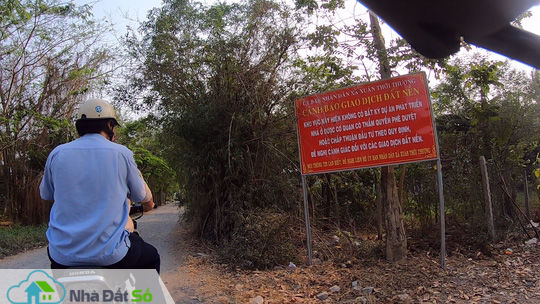 cảnh báo lừa bán đất nền