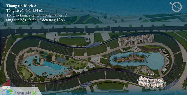 Mặt bằng thiết kế căn hộ River City Block A Quận 7- Chủ đầu tư căn hộ An Gia 