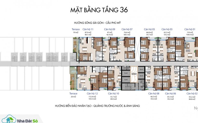 mat bang can ho river city quan 7 tang 36