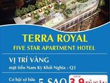 Bán Căn Hộ Terra Royal Khách Sạn 5* Tại Trung Tâm Quận 3, Chỉ Với 3,9 Tỷ/58m2/2PN Nhận Ngay Chiết Khấu