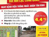 Đất Nền Trung Tâm, Lý Thường Kiệt, Sr, Q.Tân Binh