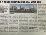 Trân Trọng Kính Mời Quý Khách Hàng Đến Tham Dự " Buổi Mở Bán Siêu Dự Án Mega City "