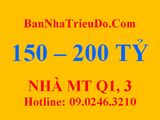 Bán Nhà Mặt Tiền 460 Nguyễn Thị Minh Khai. 14 X 33m. 451.4m2. 6 Lầu. 150 Tỷ_DS Nhà Mt: 100-300 Tỷ