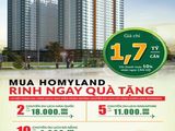 1 Tỷ 5 Sở Hữu Căn Hộ 2 Phòng Ngủ Homyland