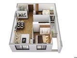 Bán Căn Hộ Chung Cư Ct1 Vcn Phước Hải, Bao Gồm Nội Thất