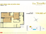 Bán Gấp Căn Hộ The Tresor 3Pn, View Hồ Bơi Có Ban Công