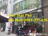 Cho Thuê Mặt Phố Huỳnh Thúc Kháng 80M2 Mt:7.5M 0981-337-456