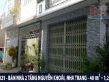 Bán Gấp Nhà 2 Tầng Đường Nguyễn Khoái, Vĩnh Hòa, Nha Trang