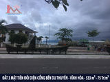 Bán Gấp Đất 3 Mặt Tiền Đối Diện Bến Du Thuyền - Vĩnh Hòa - Nha Trang