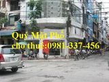 Cho Thuê Nhà Mặt Phố Nghĩa Tân 65M2 Mt:8 M 2 Tầng 0981-337-456