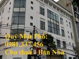 Cho Thuê Mặt Phố Đỗ Quang 120M2 Mt:18M Quý Mặt Phố 0981-337-456