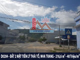 Đất Đẹp 2 Mặt Tiền Đường Lý Thái Tổ, Vĩnh Hòa, Nha Trang