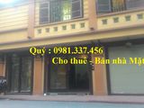 Cho Thuê Mặt Phố Nguyễn Khánh Toàn 60m2 Mt 4 .5m 5 Tầng 29 Triệu Quý Mặt Phố 0981337456