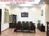 Bán Biệt Thự Pháp 152M2. Giảng Võ. Sân Vườn. 12,5 Tỷ. 0902160163