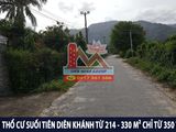 Đất Nền Thổ Cư Đẹp Ở Suối Tiên,diên Khánh,nha Trang Chỉ Từ 350 Tr/lô