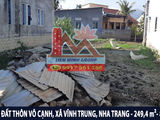 Bán Đất Giá Rẻ Đường Ô Tô Thôn Võ Canh, Xã Vĩnh Trung, Nha Trang Chỉ 8 Triệu/M2