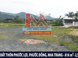 Bán Đất Gần Kdl Trăm Trứng Thôn Phước Lợi, Phước Đồng, Nha Trang Chỉ 2,5 Triệu/m²