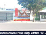 Bán Nhà Gần Biển Mặt Tiền Đường Thân Nhân Trung, Hòn Xện, Nha Trang Chỉ 47 Triệu/m