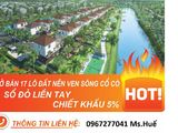 Bán Nhanh 5 Lô Đất Liền Kề Dự Án Coco City Gần Cocobay, Ven Sông Cổ Cò, Sổ Đỏ Trao Tay