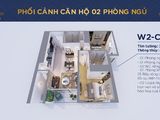 Phối Cảnh W2-Ch05 – Căn Hộ 02 Phòng Ngủ Đẹp Như Mơ Dành Cho Các Cặp Vợ Chồng Trẻ