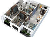 Bán Căn Hộ 2 Phòng Ngủ + 1 Hà Đô Centrosa Garden, Quận 10. Diện Tích 108M2