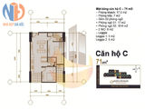 Căn Hộ 2 Phòng ngủ, 2 Wc, Giá Bán 31 Triệu/m2, Tại Chung Cư 60 Hoàng Quốc Việt.