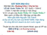 Bán Lô Góc Mặt Tiền Xuân Thiều 14 Giao Vs Xuân Thiều 7 Vị Trí Quá Đẹp