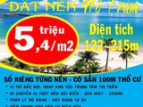 Đất Nền Thổ Cư Hồ Tràm 5Tr4/m2 - Sổ Riêng - Trung Tâm Tt Bà Tô
