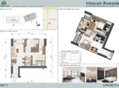 Bán Căn Hộ 67m2 Giá Bán 1 Tỷ 3 Tại Dự Án Chung Cư  Intracom Riverside. Lh 0969 793 624