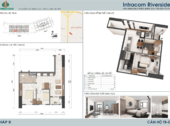 Bán Căn Hộ 49M2 Giá Bán 947 Triệu Tại Dự Án Chung Cư  Intracom Riverside. Lh 0969 793 624