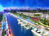 Hot ! Khu Đô Thị Ven Sông Đầu Tiên Được Thủ Tướng Kí Duyệt Với 3 Mặt Giáp Sông Xứng Tầm Marina Bay 