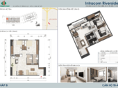 Bán Căn Hộ 66m2 Tại Dự Án Intracom Riverside Gần Cầu Nhật Tân Tiện Ra Sân Bay. Lh 0969 793 624