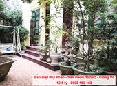 Bán Biệt Thự Pháp 152M2. Giảng Võ. Sân Vườn. 12,5 Tỷ. 0902160163