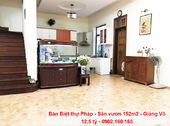 Bán Biệt Thự Pháp 152M2. Giảng Võ. Sân Vườn. 12,5 Tỷ. 0902160163