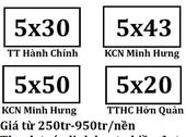 Đất Nền Minh Hưng, Chơn Thành, Bình Phước: 300Tr/5X43..Bao Sổ