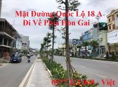 Bán Ô Góc Mặt Đường Quốc Lộ 18A,nguyễn Văn Cừ,cột 5. Dt:44.5M2,mt:9.8M !!!