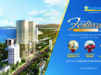Cần Bán Suất Nội Bộ View Biển Gold Coast Nha Trang, Cam Kết Ln 50%/5năm + Full Nội Thất 5*