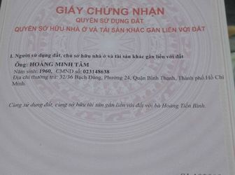 Chính Chủ Cần Bán Gấp Nhà Mặt Tiền Chợ Hàng Xanh, Phường 24, Quận Bình Thạnh