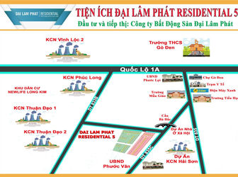 Mở Bán Khu Dân Cư Đại Lâm Phát Residential 5 Cách Khu Hành Chính Quận Bình Chánh Chỉ 4,5km.