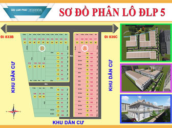 Mở Bán Khu Dân Cư Đại Lâm Phát Residential 5 Cách Khu Hành Chính Quận Bình Chánh Chỉ 4,5km.
