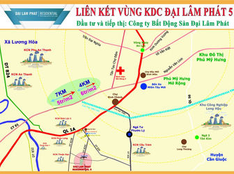 Mở Bán Khu Dân Cư Đại Lâm Phát Residential 5 Cách Khu Hành Chính Quận Bình Chánh Chỉ 4,5km.